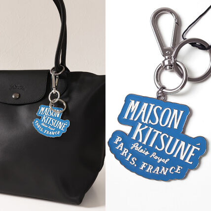 キーリング メンズ ブルー（青）系 MAISON KITSUNE(メゾンキツネ