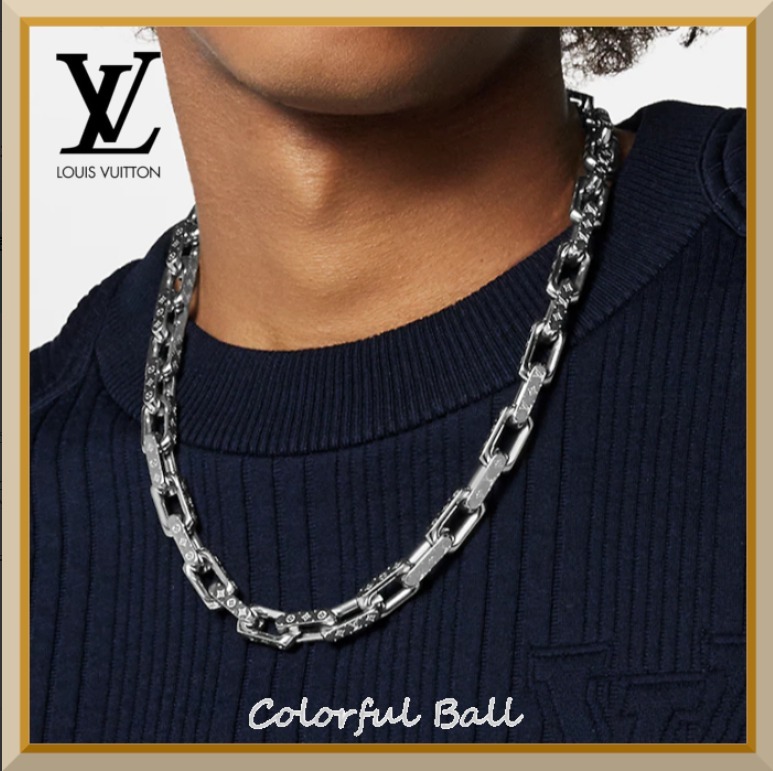 お洒落メンズへ】Louis Vuitton コリエ・チェーン ネックレス (Louis