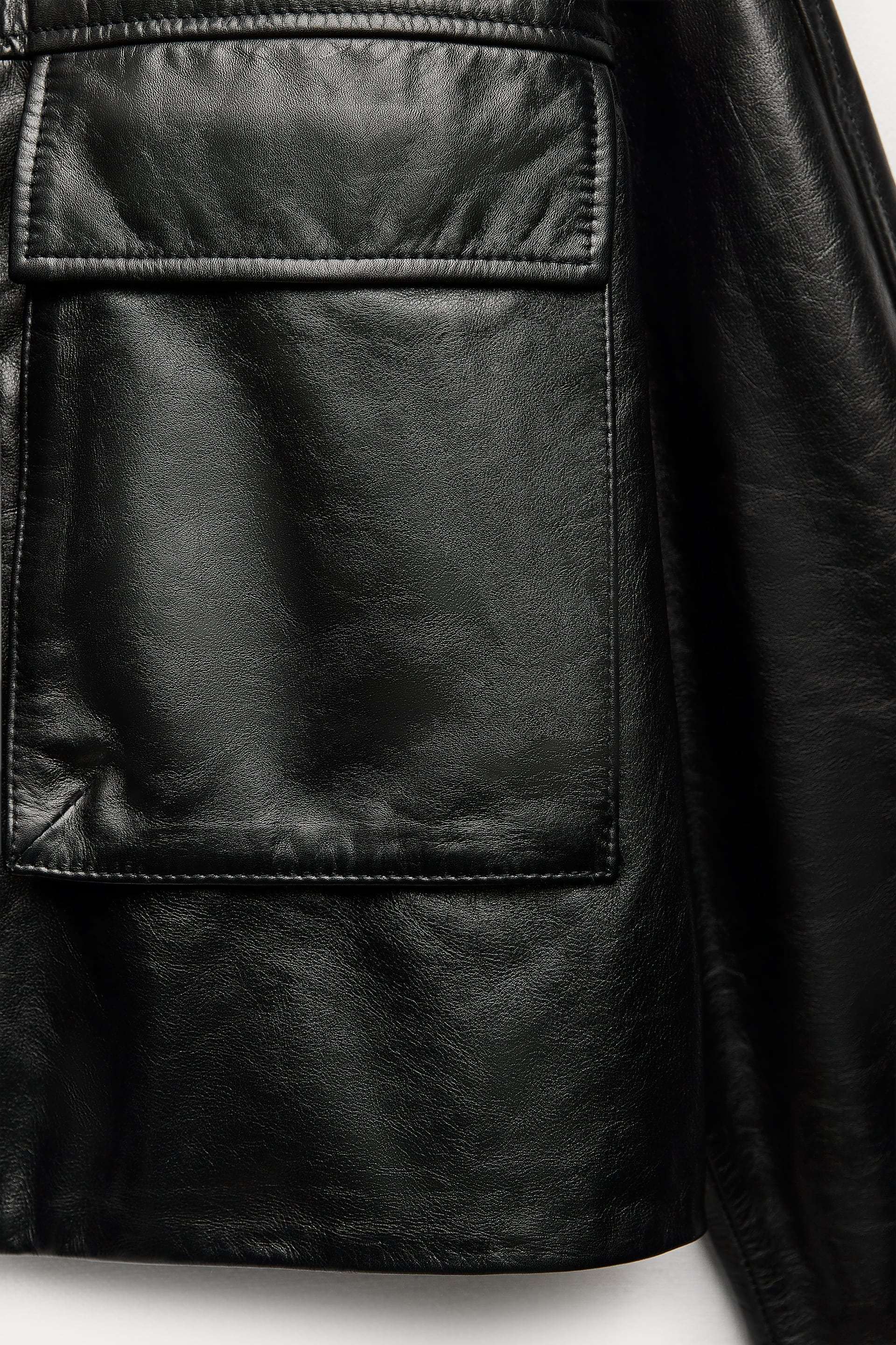 ZARAザラ本革 ZW COLLECTION レザージャケット (ZARA/レザージャケット