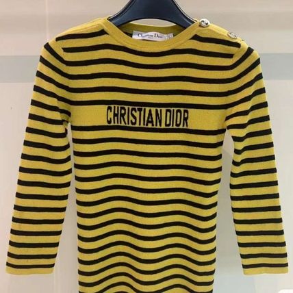 イエロー（黄色）系 Dior(ディオール) ニット・セーター(レディース
