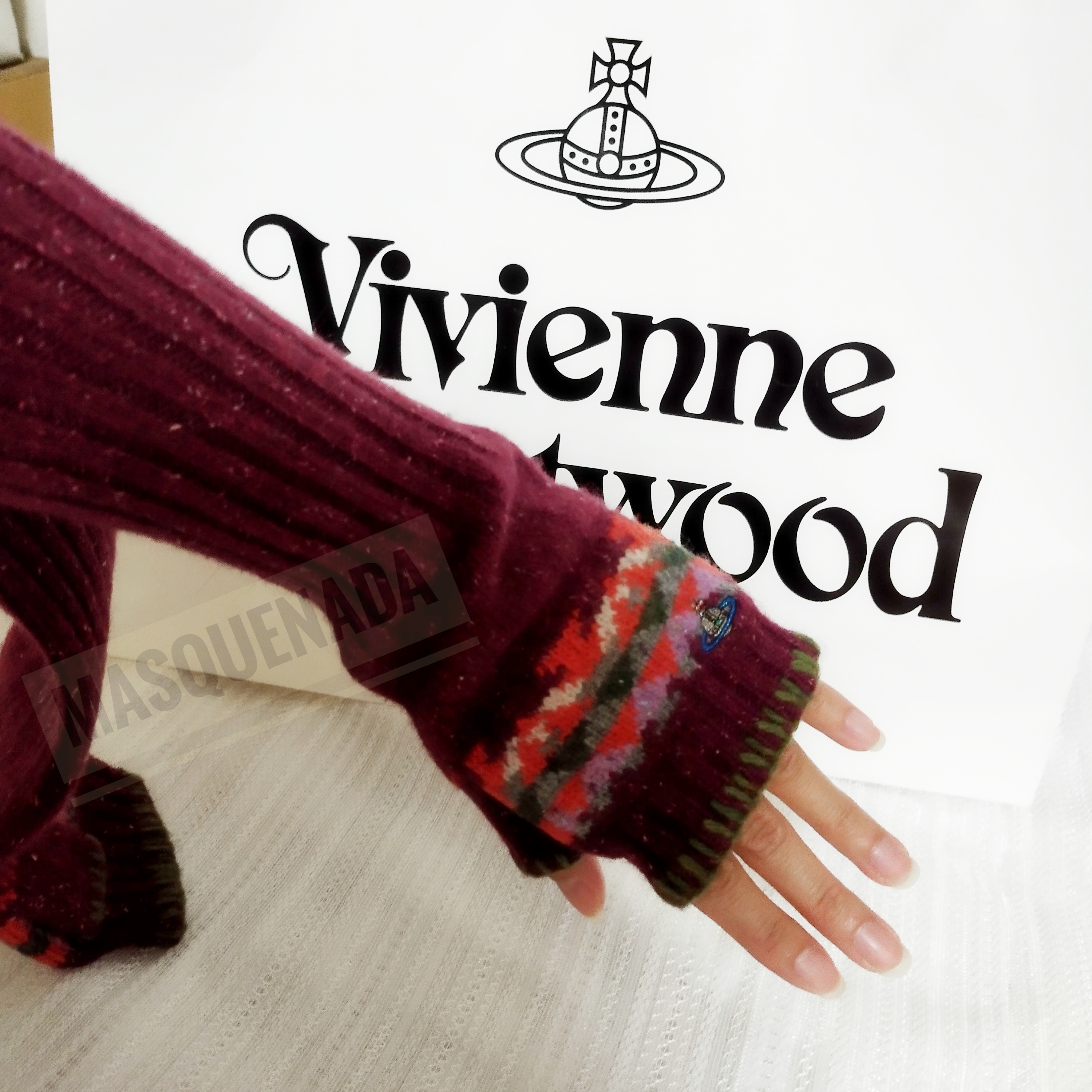 すぐ届く☆Vivienne Westwood オーブ アームウォーマー 手袋 (Vivienne