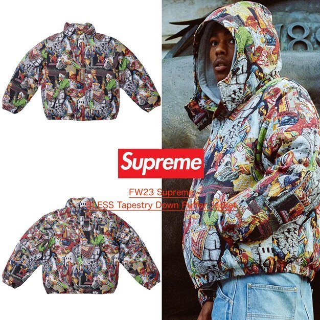 FW23 Supreme BLESS Tapestry Down Puffer Jacket (Supreme/ダウン