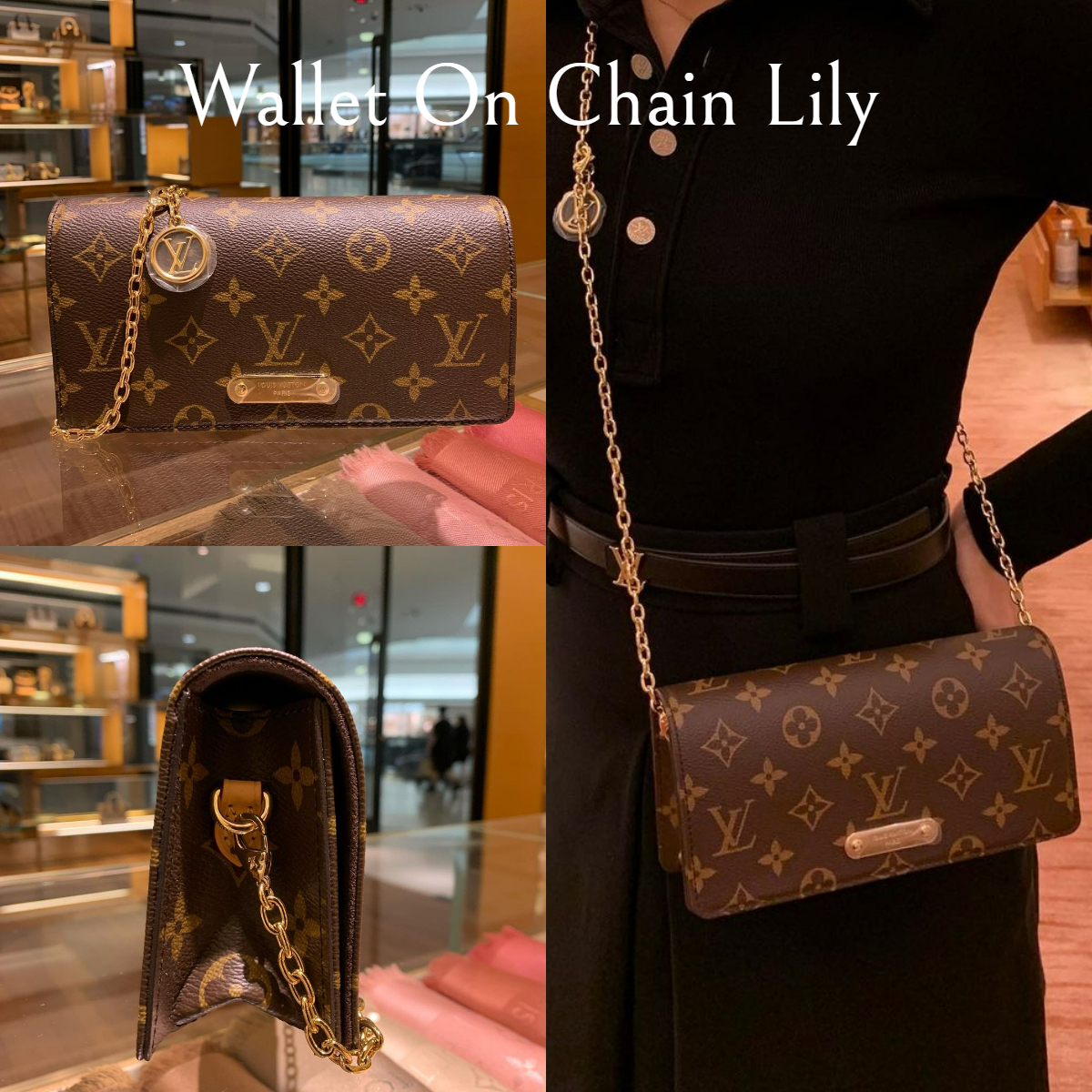 新作*LV チェーンリリー モノグラムショルダーバッグ M82509 (Louis