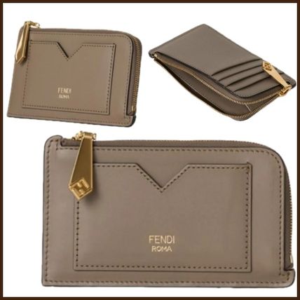 ベージュ系 FENDI(フェンディ) カードケース・名刺入れ(レディース