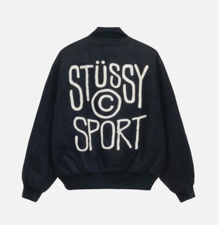 ☆関税込☆Stussy☆SPORT MELTON VARSITY JACKET (STUSSY/ジャケット