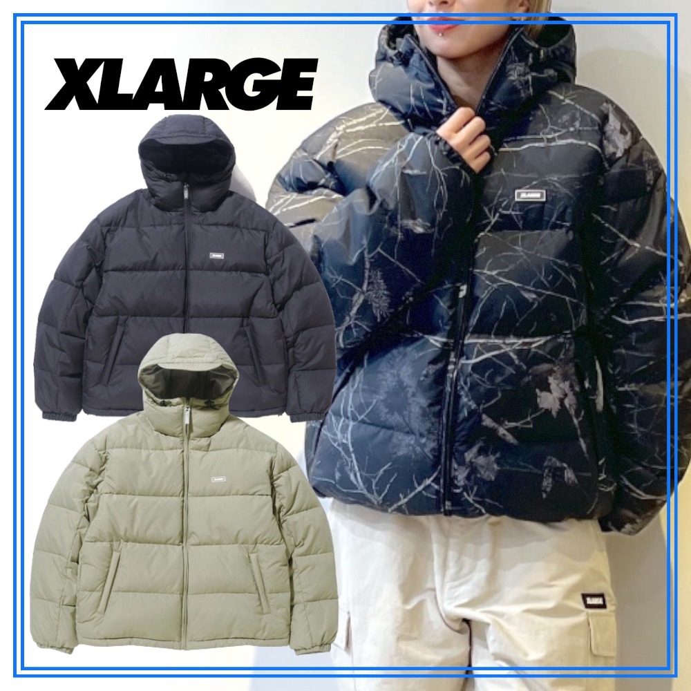 早い者勝ち XLARGE RIPSTOP HOODED DOWN JACKET 軽量 デザイン◎ (X