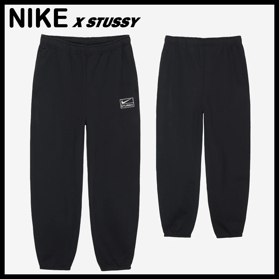 ☆NIKE x STUSSY☆WASHED フリースパンツ☆追跡可 (Nike/スウェット