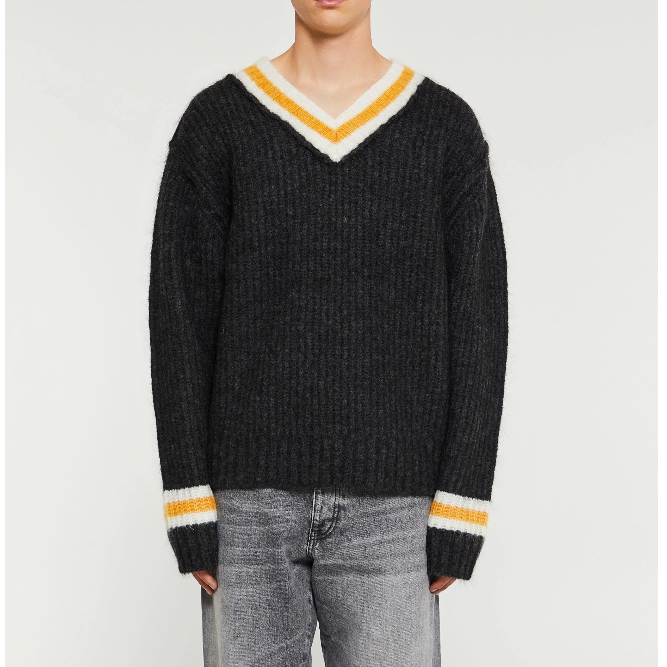 STUSSY】モヘアブレンド Vネック テニスセーター 送料関税込 (STUSSY