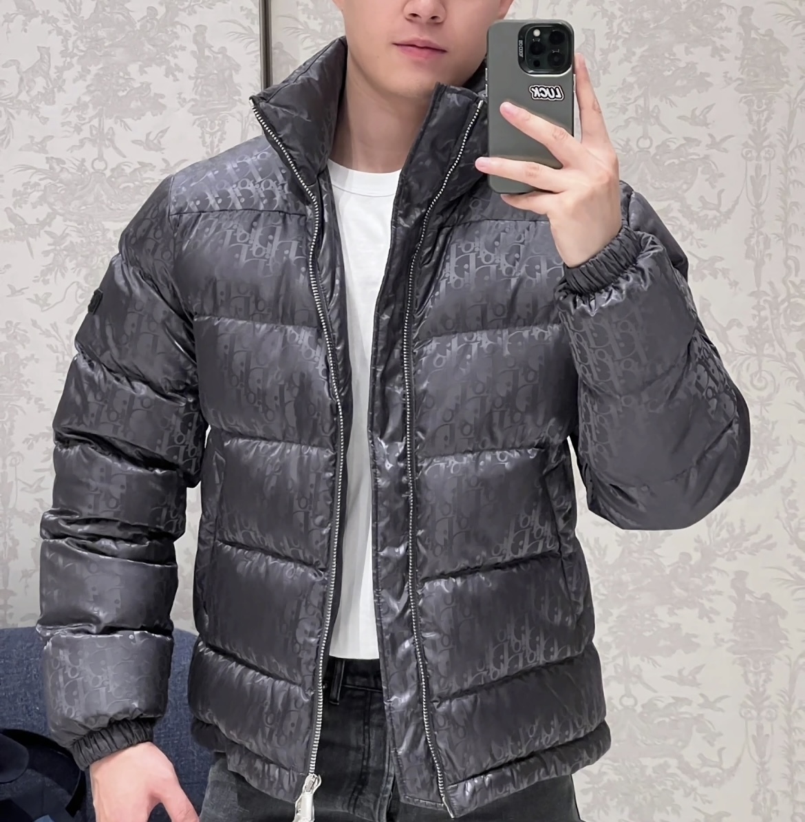 スタイリッシュ♪】Dior☆オブリーク ダウンジャケット (Dior/ダウン