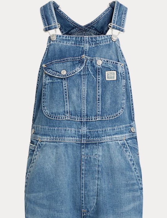 最新作！【POLO RALPH LAUREN】古着風 デニム オーバーオール (POLO