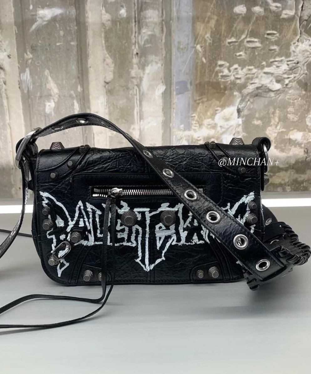 BALENCIAGA】LE CAGOLE MEN XS フラップバッグ DIY METAL (BALENCIAGA