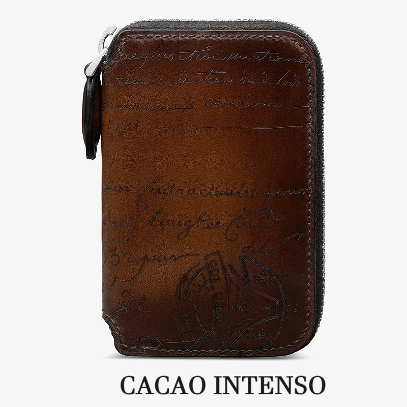 BERLUTI 】コト スクリットレザー ジップ キーホルダー (Berluti/キー