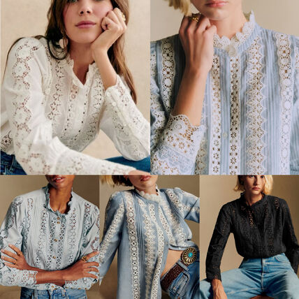 ホワイト（白）系 SEZANE(セザンヌ) ブラウス・シャツ(レディース