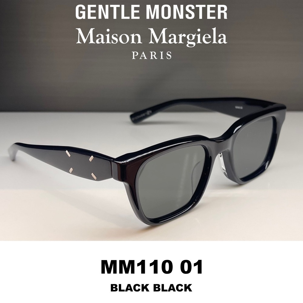 Maison Margiela X GENTLE MONSTER】MM110 01 (BLACK) (Gentle Monster