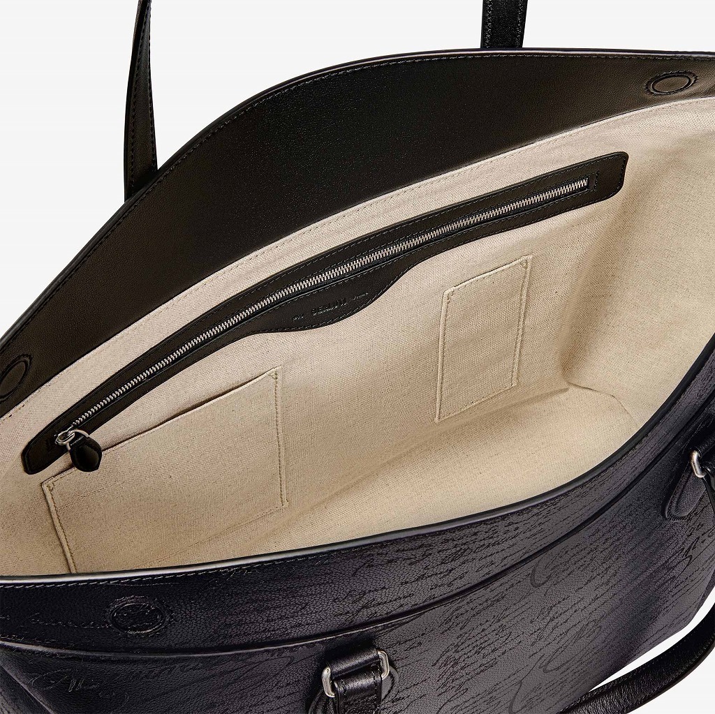 BERLUTI】レイト アワー スクリット レザー ショッパーバッグ (Berluti