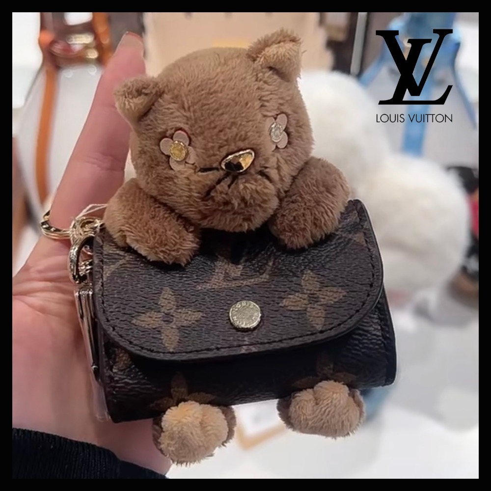 くま可愛い♪】LV バッグチャーム キュート モノグラム (Louis Vuitton