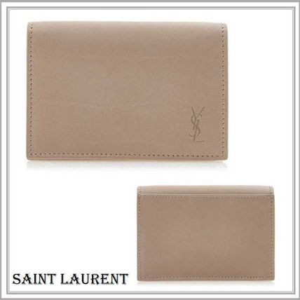 ベージュ系 Saint Laurent(サンローラン) カードケース・名刺入れ
