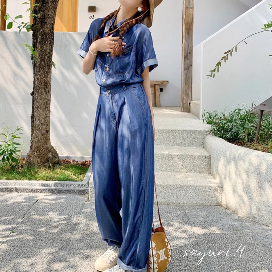 SIMPSON つなぎ ジャンプスーツ オーバーオール オールインワン 楽天