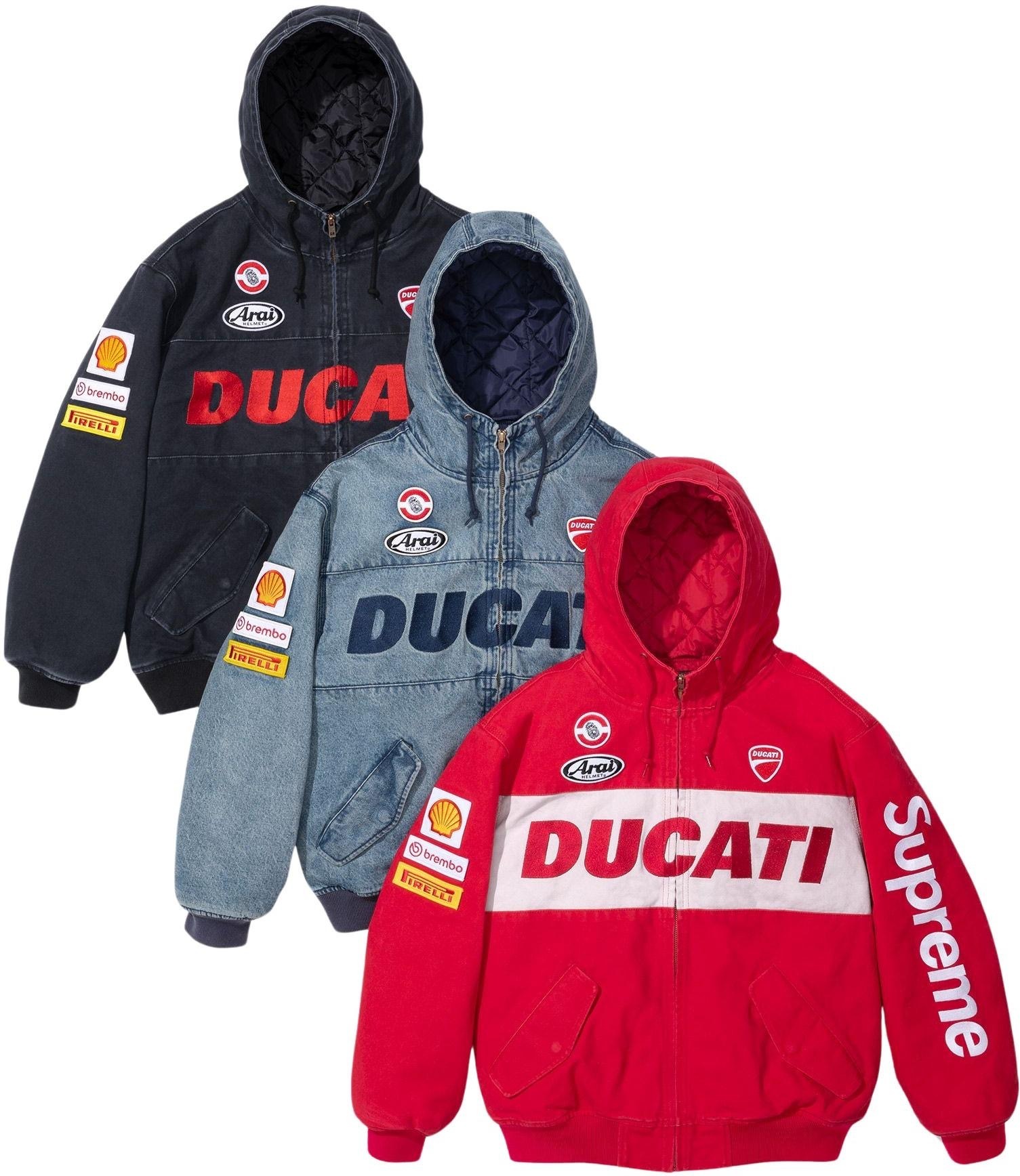 SS24 Supreme Ducati Hooded Racing Jacket - ジャケット (Supreme