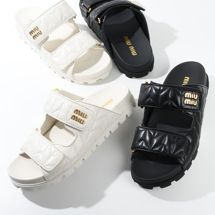 MiuMiu(ミュウミュウ) サンダル・ミュール(レディース) - ブランド通販