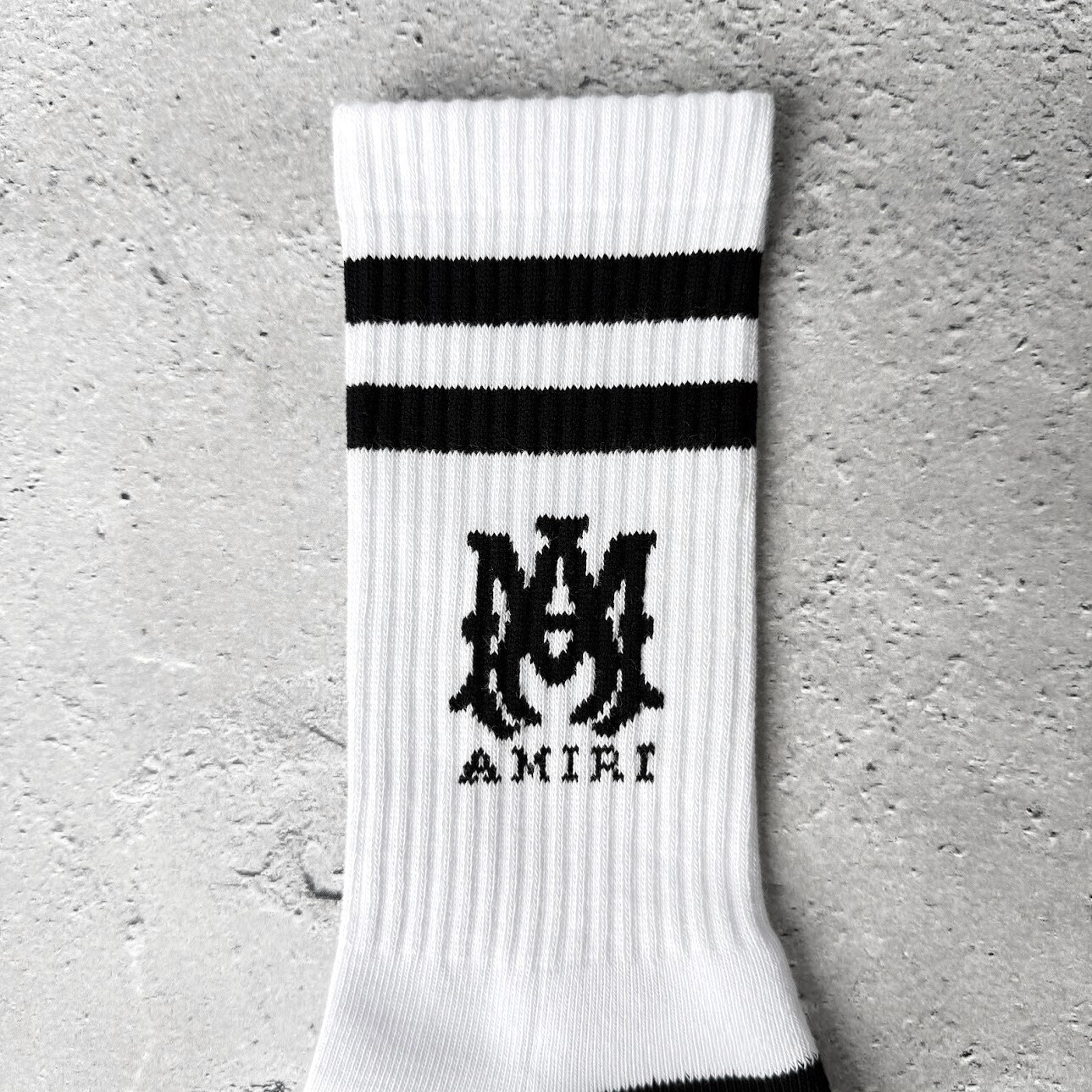 ☆関税・送料込み【AMIRI（アミリ）】MA ロゴ ソックス 靴下 (AMIRI