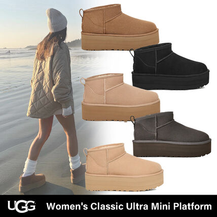 ○UGGアグ○クラシック ウルトラミニ プラットフォーム ブーツ (UGG