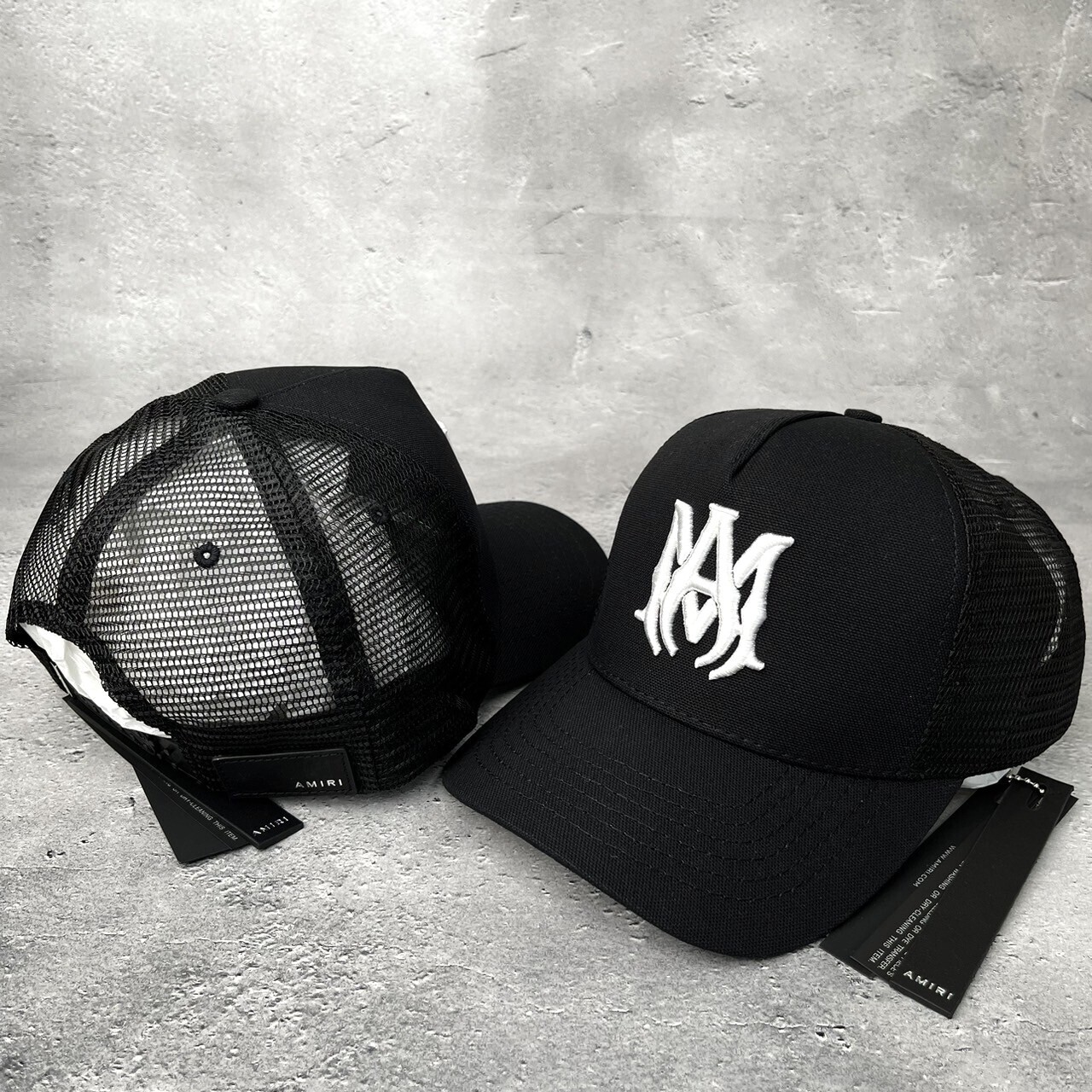 ☆関税・送料込み【AMIRI】アミリ MA ロゴ TRUCKER キャップ (AMIRI