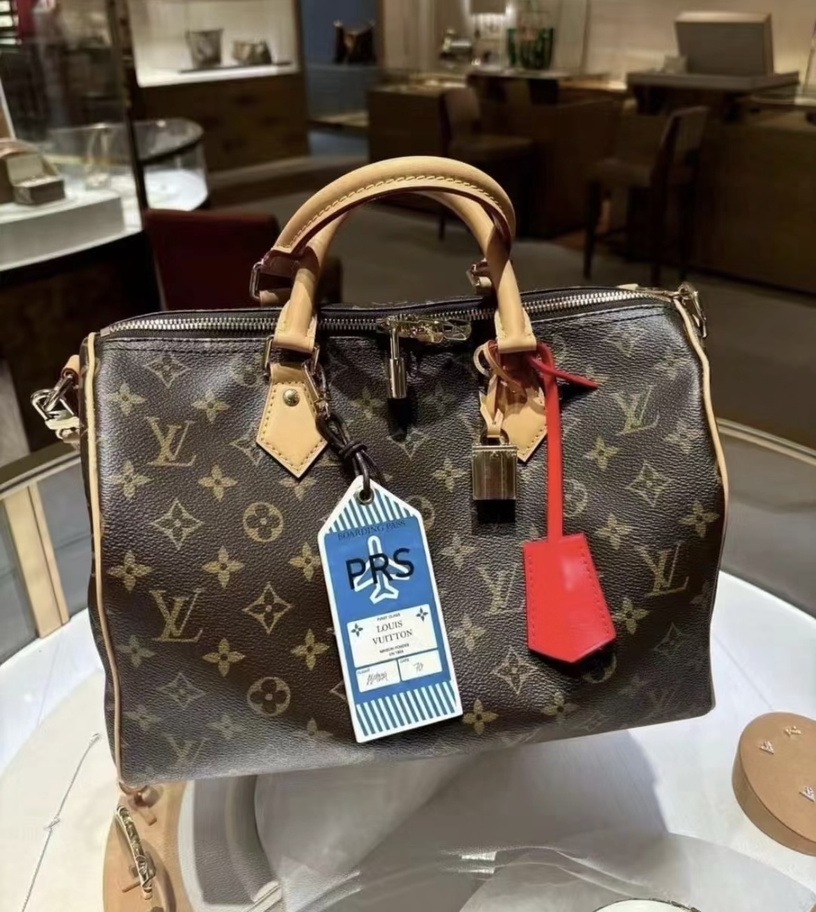 お洒落かわいい♪】ルイヴィトン☆スピーディ30 ハンドバッグ (Louis