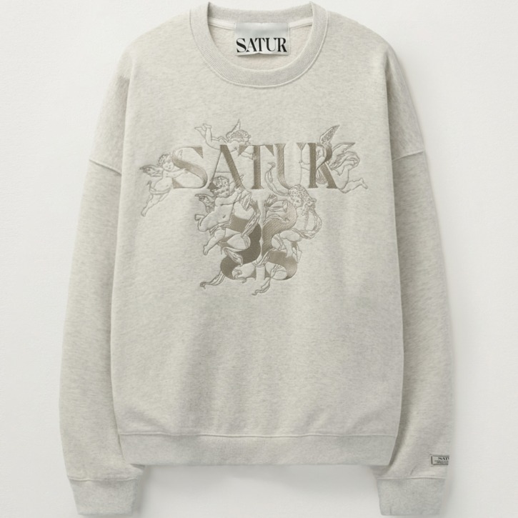 SATUR Angel Graphic Sweatshirt 4FK1822 (SATUR/スウェット