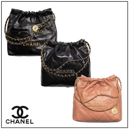 ブラック（黒）系 CHANEL CHANEL 22(シャネル) ハンドバッグ