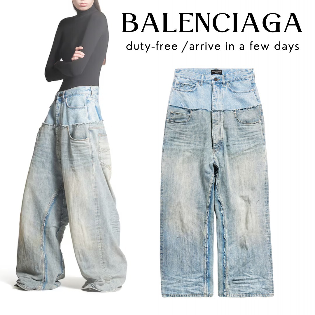 BALENCIAGA】CUT-UP BAGGY パンツ (BALENCIAGA/デニム・ジーパン