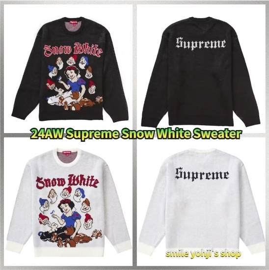 ☆24AW WEEK8☆Supreme Snow White Sweater (Supreme/ニット・セーター