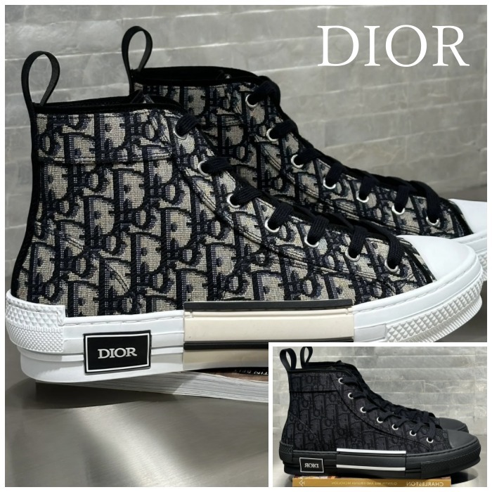 お洒落コーデに大活躍♡【DIOR】B23 ハイトップスニーカー (Dior
