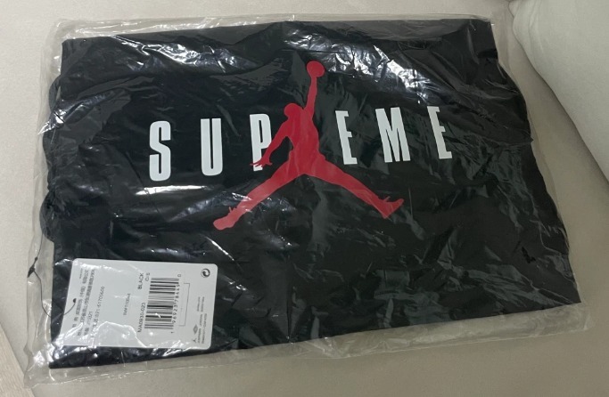 Supreme x Jordan】 正規品☆ 24FW Drawstring Bag Black (Supreme