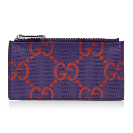 パープル（紫）系 GUCCI(グッチ) カードケース・名刺入れ(レディース