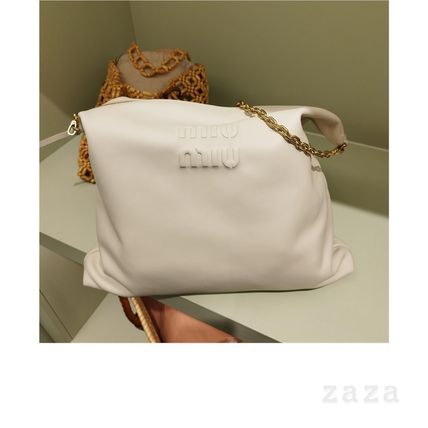 ホワイト（白）系 MiuMiu(ミュウミュウ) ショルダーバッグ・ポシェット