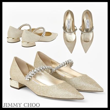 グリッター Jimmy Choo(ジミーチュウ) フラットシューズ(レディース