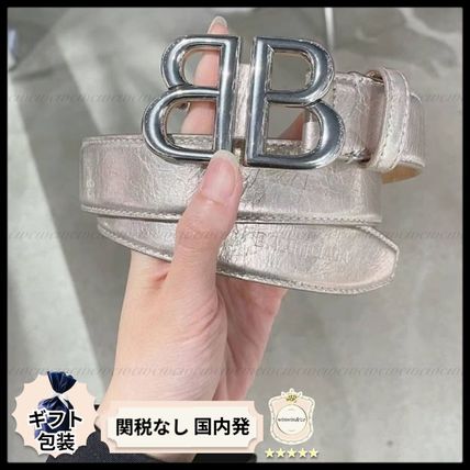 ゴールド（金色）系 BALENCIAGA(バレンシアガ) ベルト(レディース