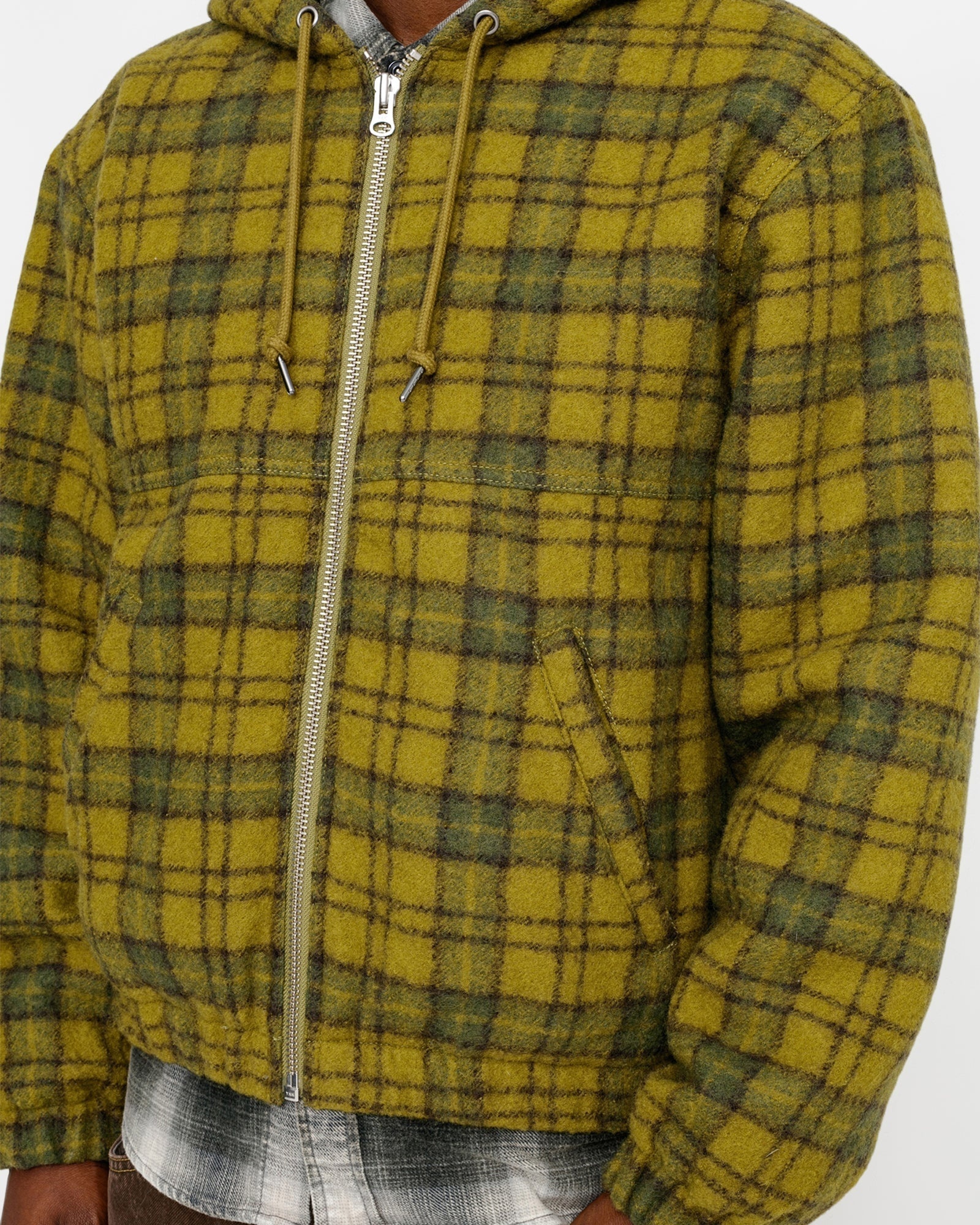 STUSSY】☆ジャケット☆ WORK JACKET WOOL PLAID (STUSSY/ジャケット