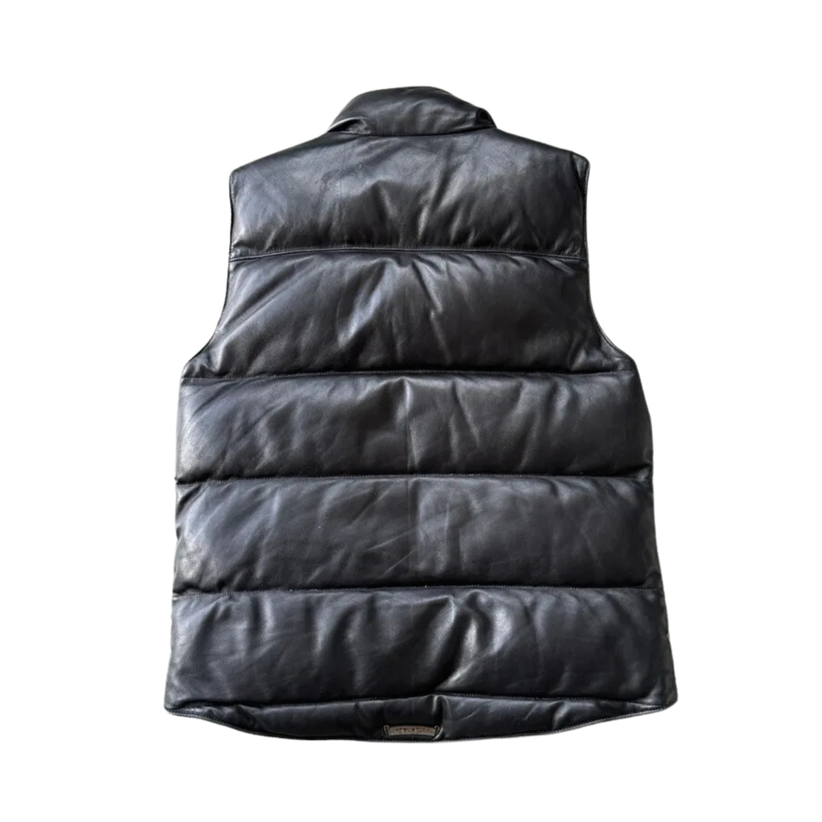 Chrome Hearts Leather Puffer Vest クロムハーツ レザー ベスト