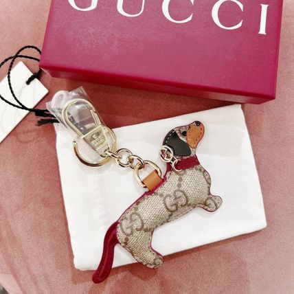 GUCCI】ドッグ シェイプ バッグ チャーム (GUCCI/キーホルダー