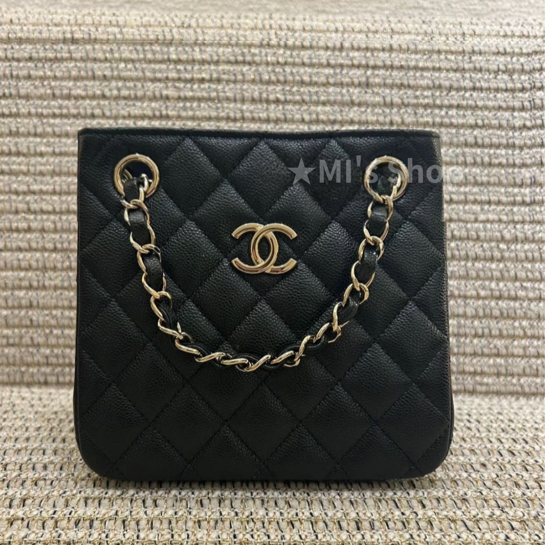 パカっと開いて使いやすい】CHANEL バケットバッグ ショルダー (CHANEL