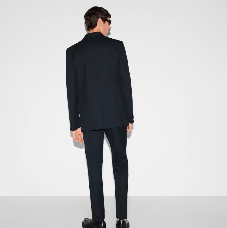 25新作 グッチ GG ウール ジャカード スーツ メンズ セット (GUCCI