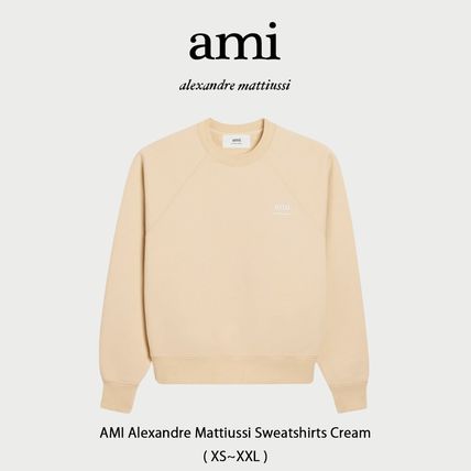 ベージュ系 M AMI PARIS(アミ パリス) スウェット・トレーナー(メンズ