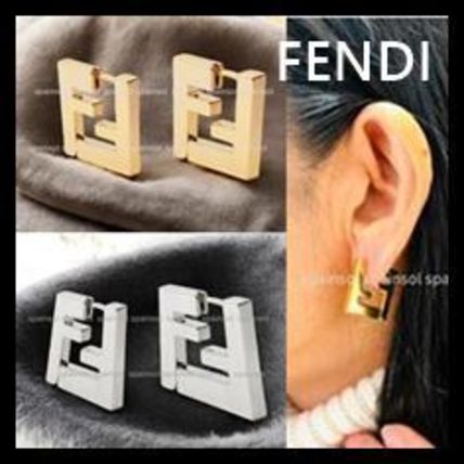 ゴールド（金色）系 FENDI(フェンディ) ピアス(メンズ) - ブランド通販