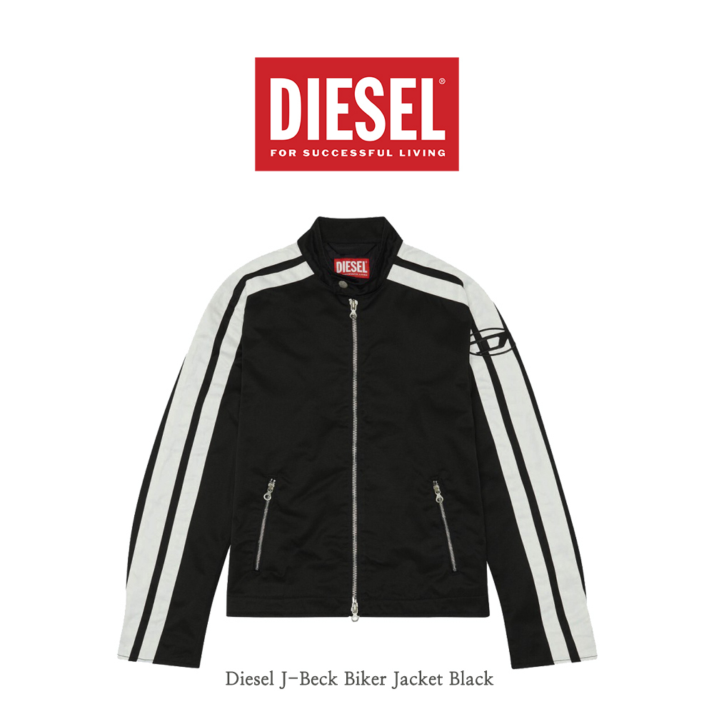 Diesel】 Diesel J-Beck Biker Jacket Black (DIESEL/ジャケットその他