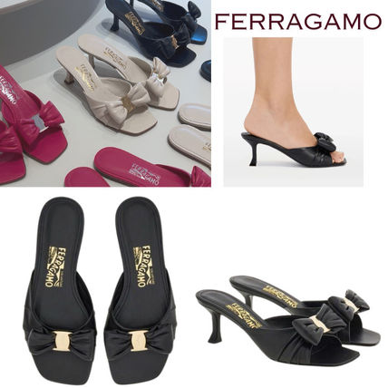リボン FERRAGAMO(フェラガモ) サンダル・ミュール(レディース