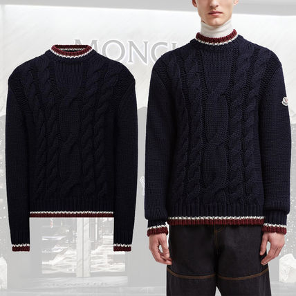 ネイビー（紺）系 MONCLER(モンクレール) ニット・セーター(メンズ