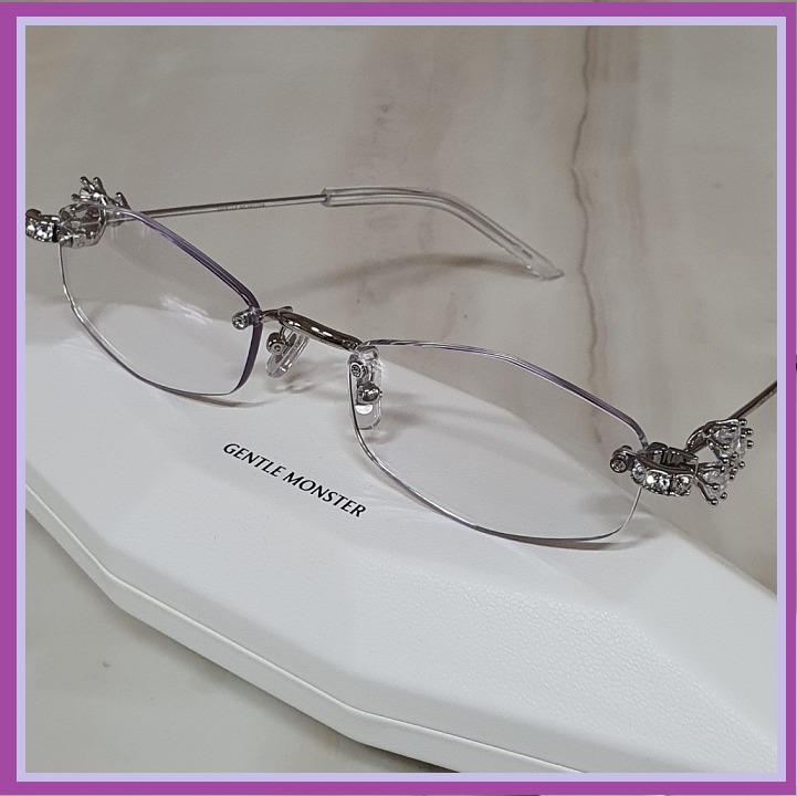 □□Gentle Monster□□Glitz 02 Silver Clear 正規品♪ (Gentle