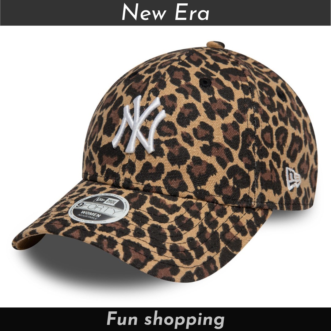 New Era】9Forty NY Yankees レオパード柄 キャップ (New Era/キャップ